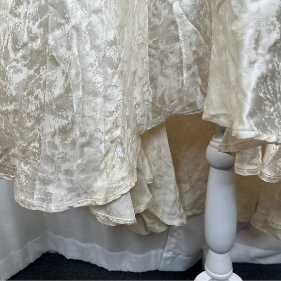 Vintage 80’s long sleeve lace top dress - Picture 9 of 11